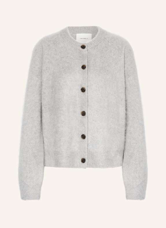 LISA YANG Strickjacke MELBA aus Cashmere HELLGRAU
