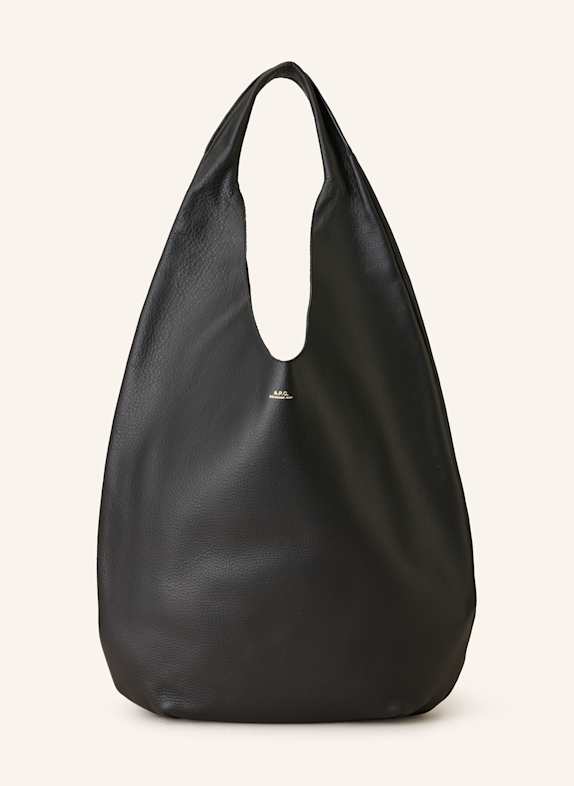 A.P.C. Torebka hobo LA NEIGE CZARNY