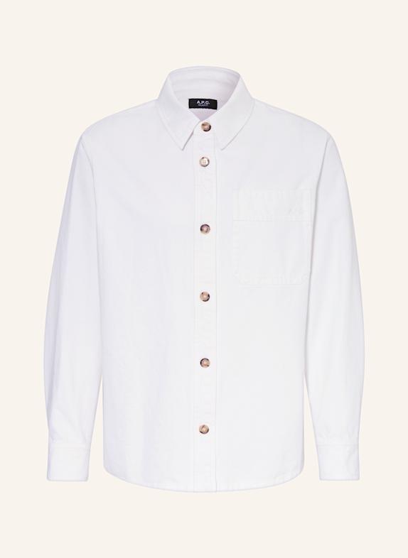 A.P.C. Shirt relaxed fit CREAM