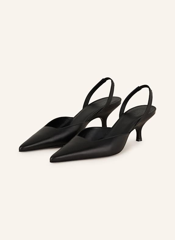 GIA BORGHINI Slingback pumps OCTAVIE BLACK
