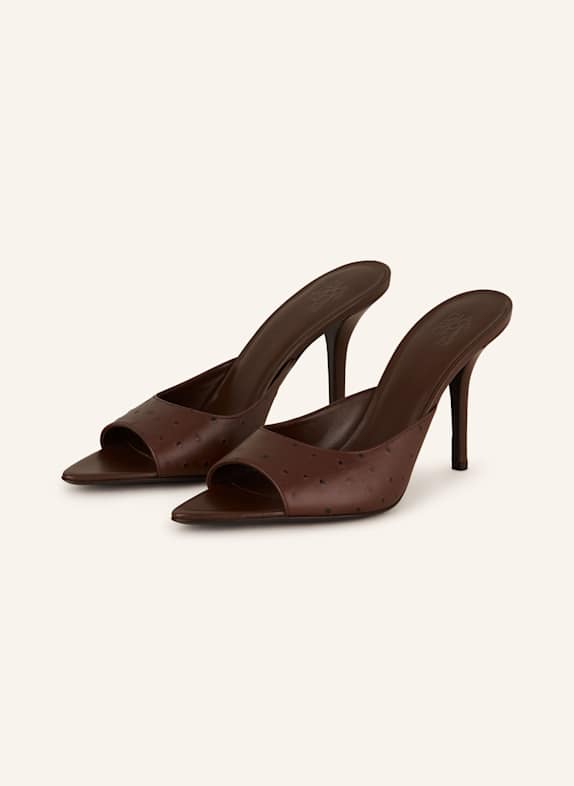 GIA BORGHINI Mules PERNI04 DARK BROWN