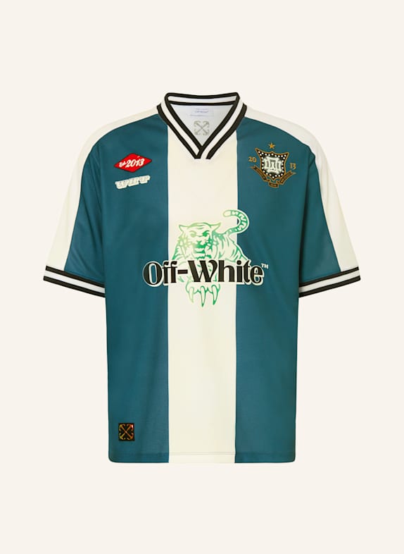Off-White T-shirt TIGER DARK GREEN/ BLACK/ WHITE