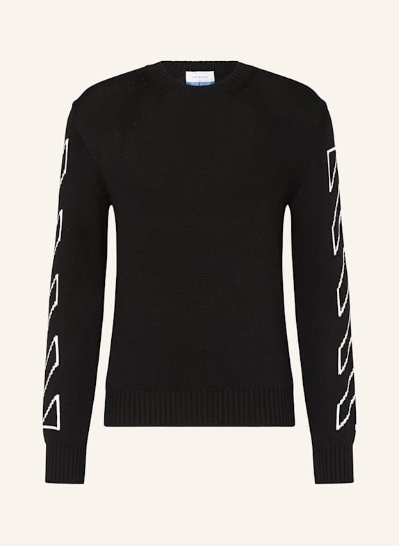 Off-White Pullover SCHWARZ/ WEISS