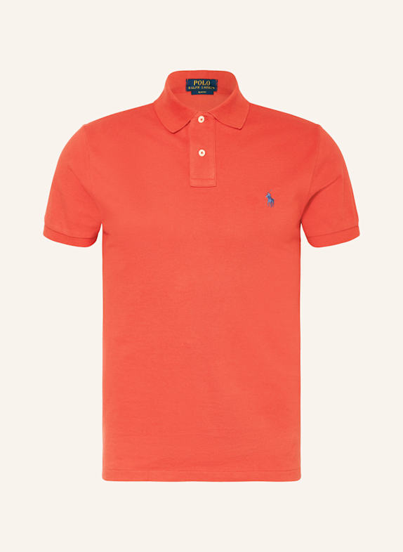 POLO RALPH LAUREN Piqué-Poloshirt Slim Fit ROT