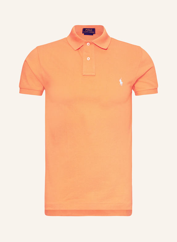 POLO RALPH LAUREN Piqué-Poloshirt Slim Fit ORANGE