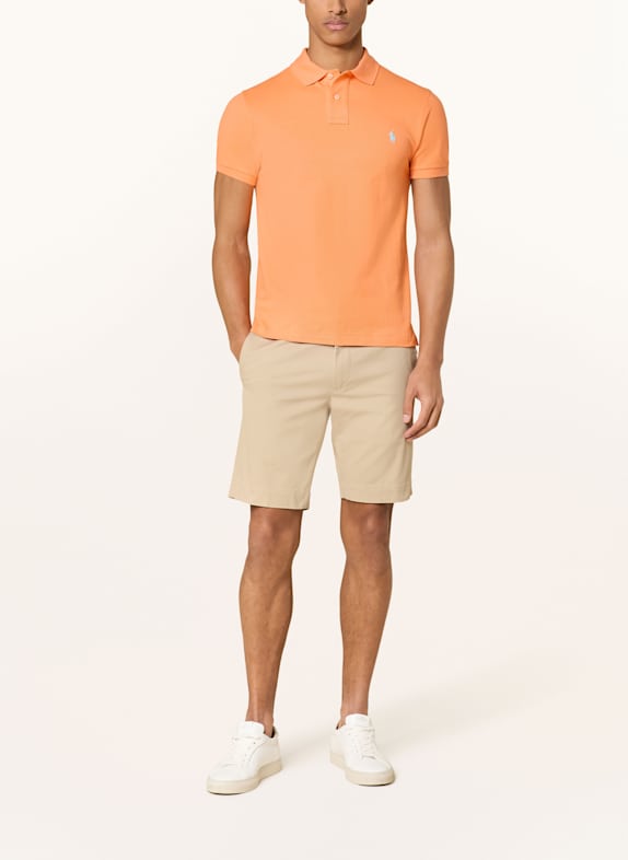 POLO RALPH LAUREN Polokošile z piké Slim Fit ORANŽOVÁ