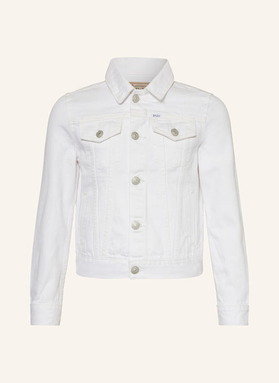 POLO RALPH LAUREN Kurtka jeansowa BIAŁY