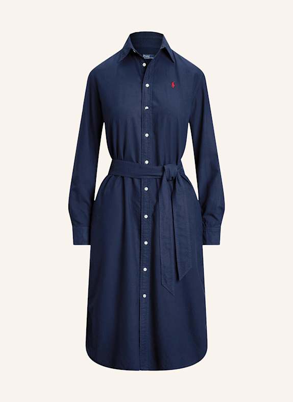 POLO RALPH LAUREN Hemdblusenkleid DUNKELBLAU