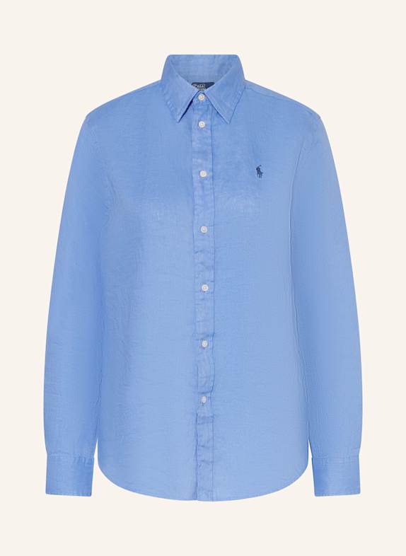 POLO RALPH LAUREN Hemdbluse aus Leinen BLAU