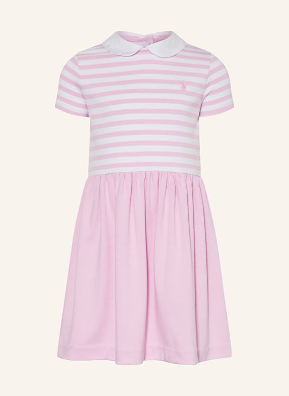 POLO RALPH LAUREN Kleid ROSA/ WEISS