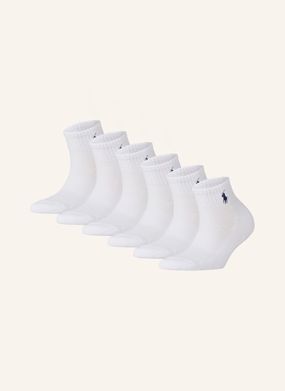 POLO RALPH LAUREN 6er-Pack Socken 003 WHITE