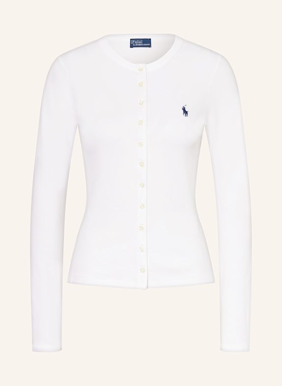 POLO RALPH LAUREN Strickjacke WEISS