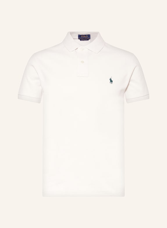 POLO RALPH LAUREN Koszulka polo z piki custom slim fit  KREMOWY