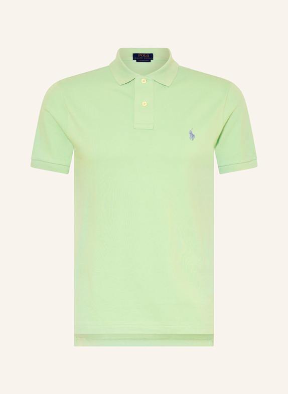 POLO RALPH LAUREN Koszulka polo z piki custom slim fit  MIĘTOWY