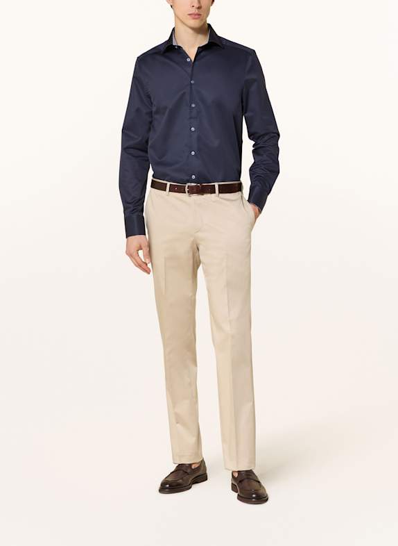 Stenströms Overhemd Regular Fit DONKERBLAUW