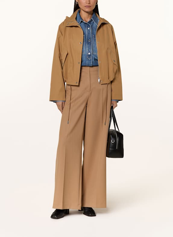 BOSS Cropped-Jacke CARBORA CAMEL