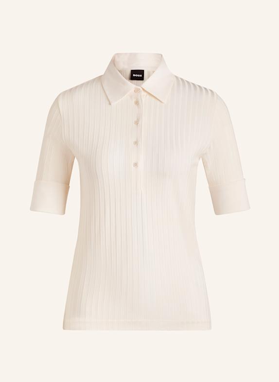BOSS Jersey polo shirt ELLERA ECRU