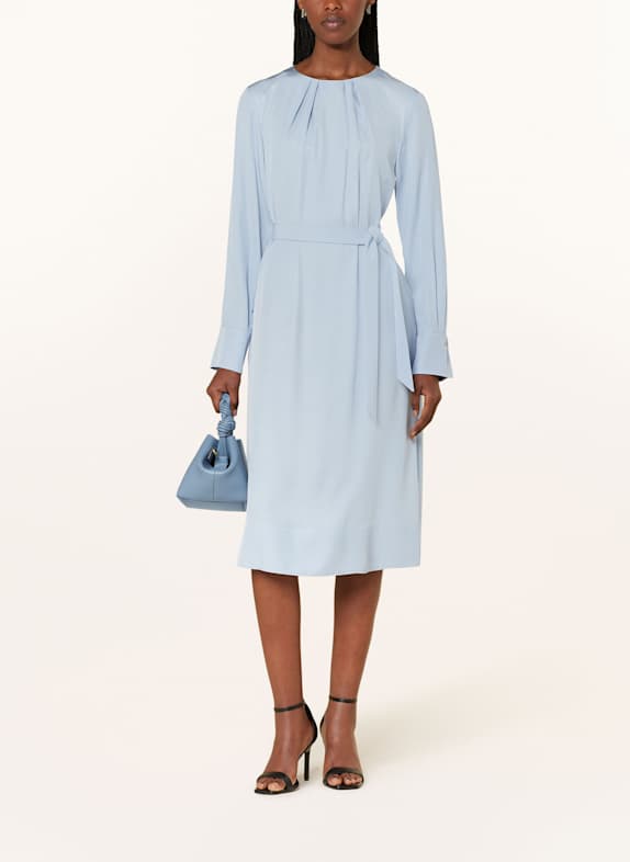 BOSS DOCELIA dress LIGHT BLUE