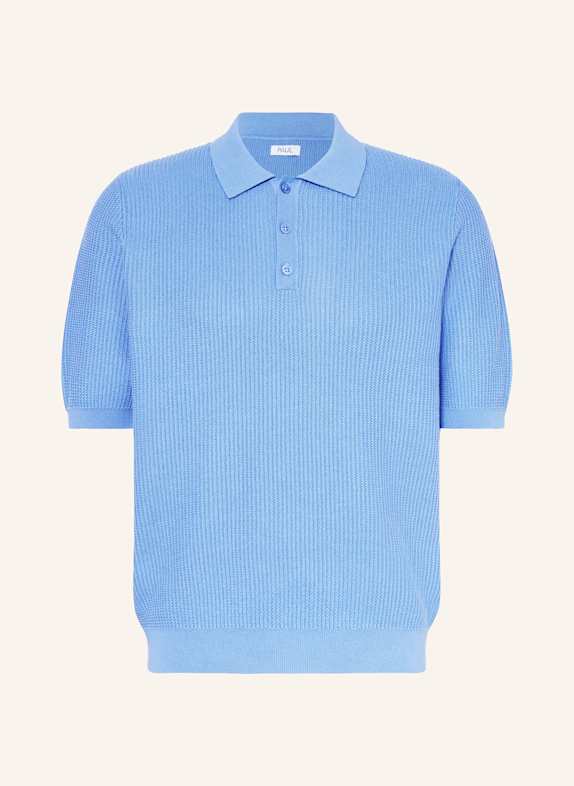 PAUL Strick-Poloshirt HELLBLAU