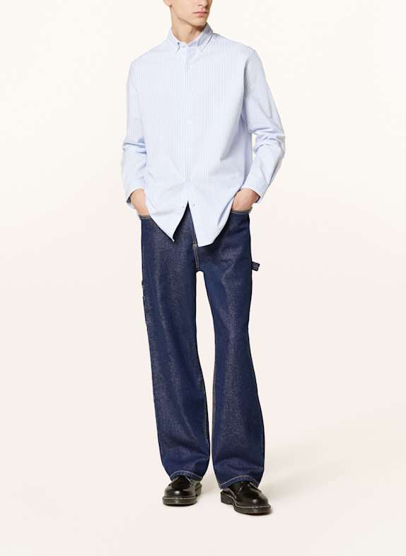 PAUL Overhemd Comfort Fit WIT / LICHTBLAUW