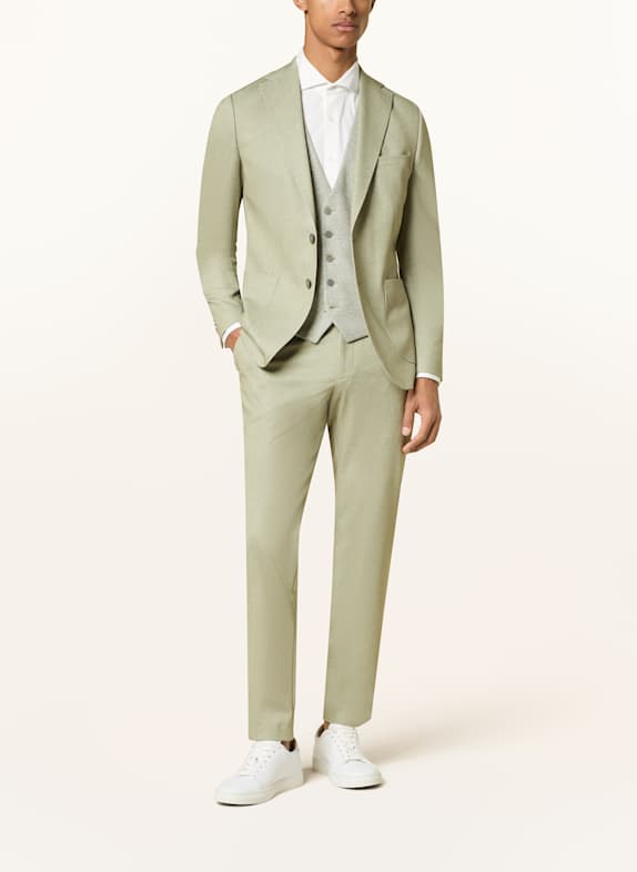 PAUL Marynarka garniturowa extra slim fit z dżerseju 710 LIGHT GREEN