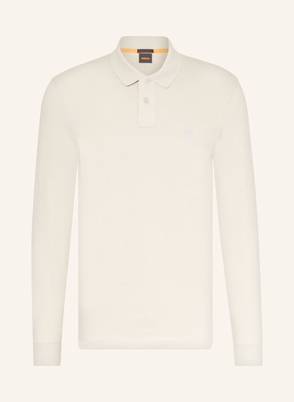 BOSS Piqué-Poloshirt PASSERBY Slim Fit BEIGE