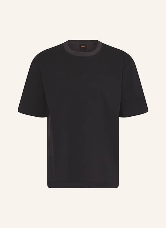 BOSS T-shirt TEBLOCK BLACK/ GRAY