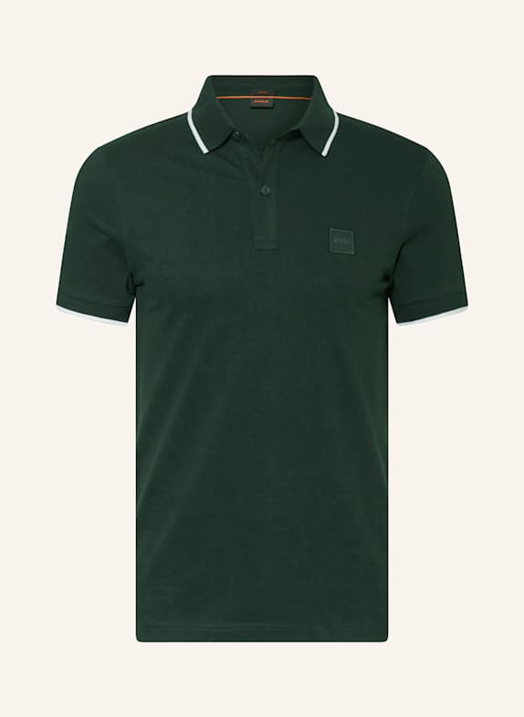 BOSS Piqué-Poloshirt PASSERTIP DUNKELGRÜN