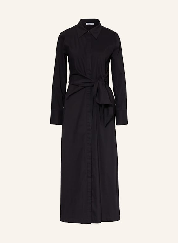 MRS & HUGS Shirt dress in wrap look BLACK