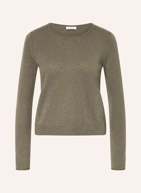 MRS & HUGS Cashmere-Pullover KHAKI