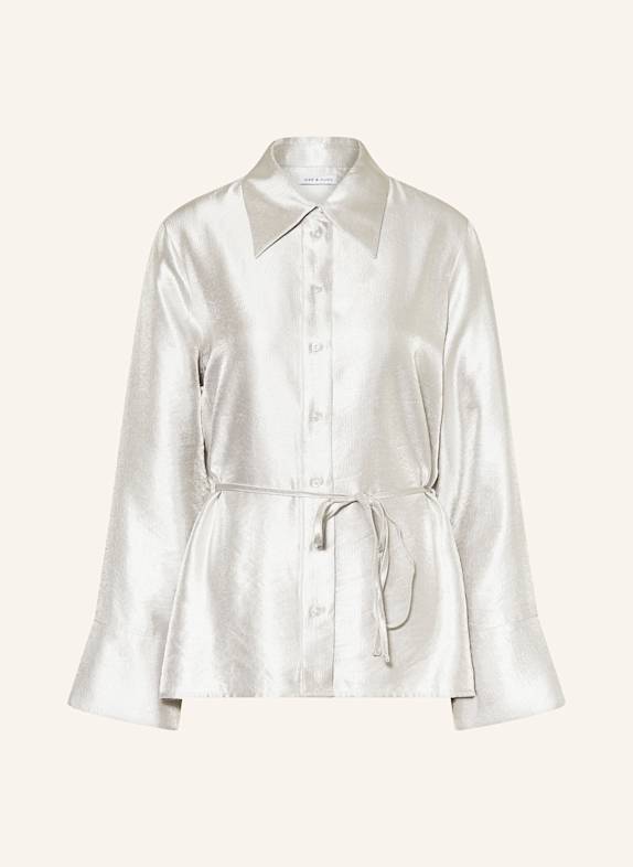 MRS & HUGS Shirt blouse SILVER