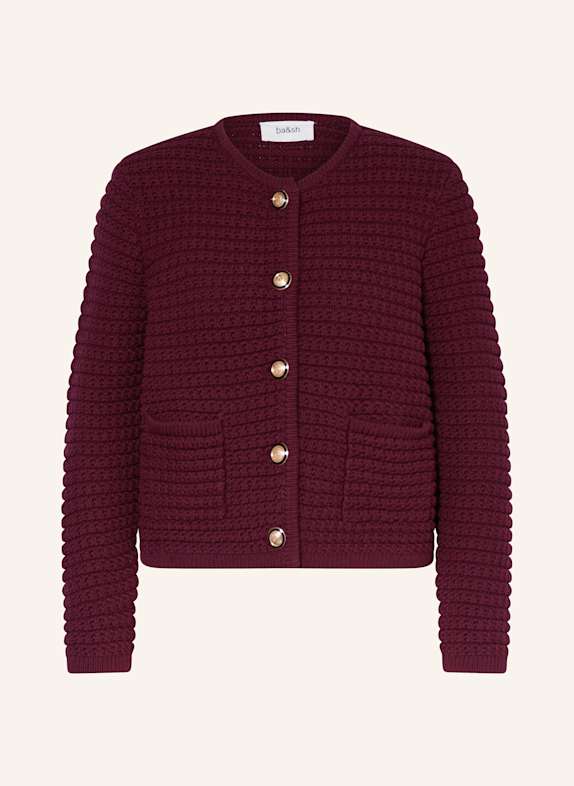 ba&sh Strickjacke GASPARD DUNKELROT