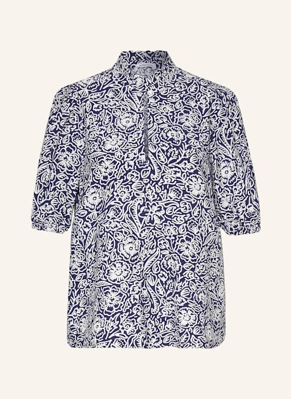 seidensticker Blusenshirt DUNKELBLAU/ WEISS