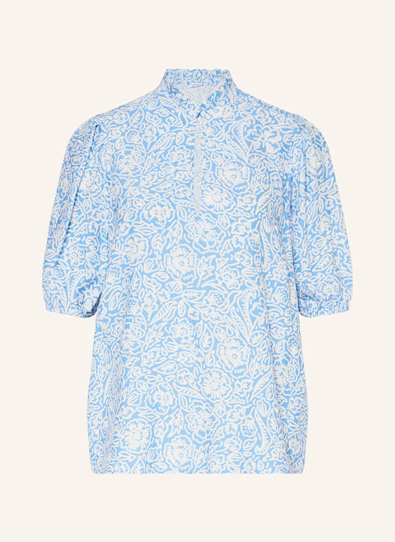 seidensticker Blusenshirt HELLBLAU/ WEISS