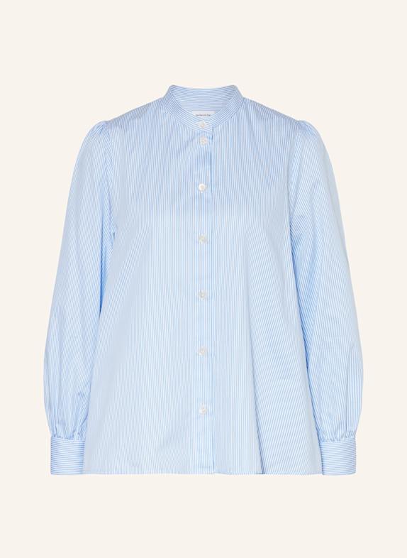seidensticker Bluse HELLBLAU/ WEISS