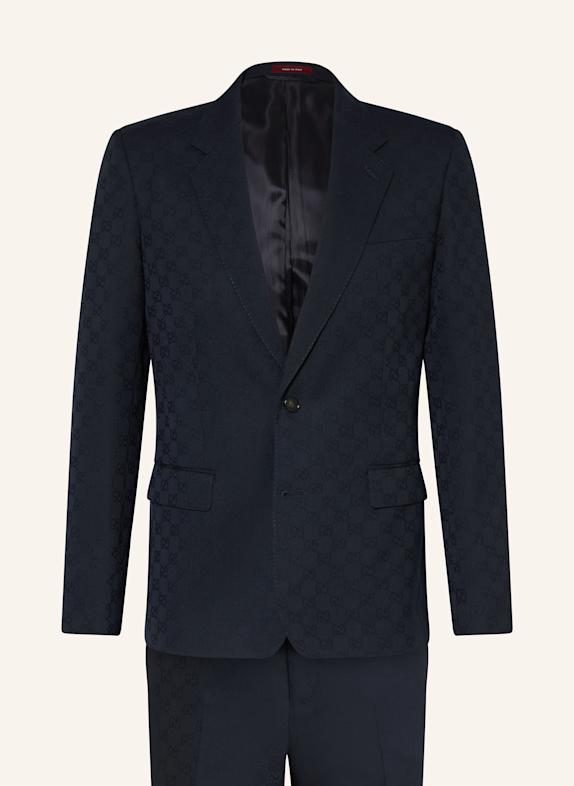 GUCCI Anzug Regular Fit DUNKELBLAU
