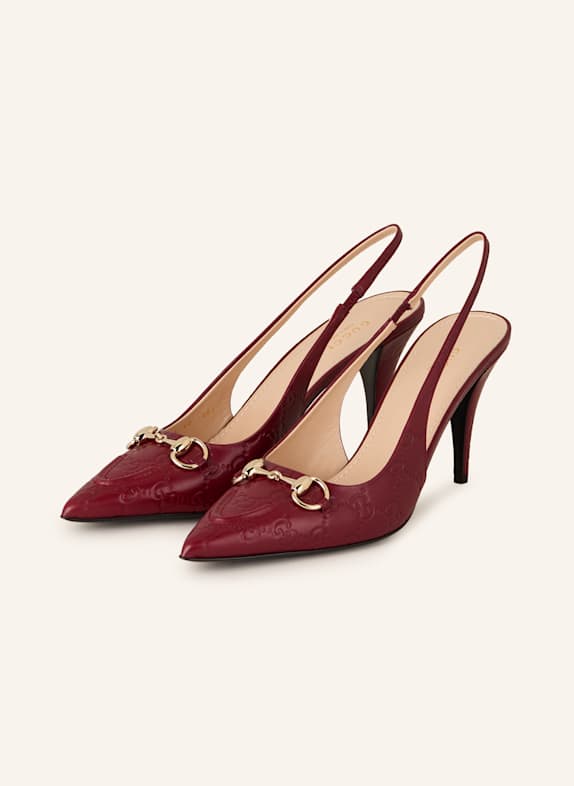 GUCCI Slingpumps 6207 ROSSO ANCORA/ROS.ANC