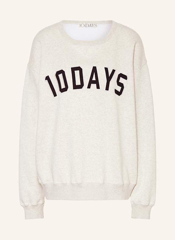 10DAYS Sweatshirt HELLGRAU/ SCHWARZ