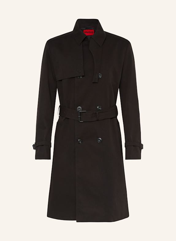 HUGO Trenchcoat MALUKS SCHWARZ