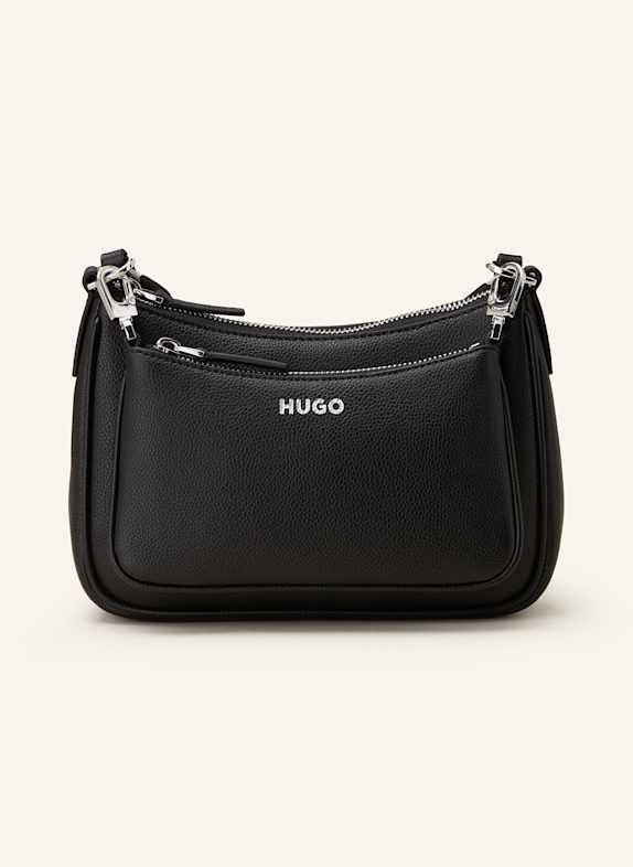 HUGO Umhängetasche BEL MULTI mit Pouch und Münzetui SCHWARZ