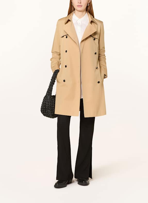 HUGO MAKARES trench coat BEIGE