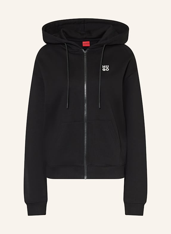 HUGO Sweatjacke DALFINE SCHWARZ