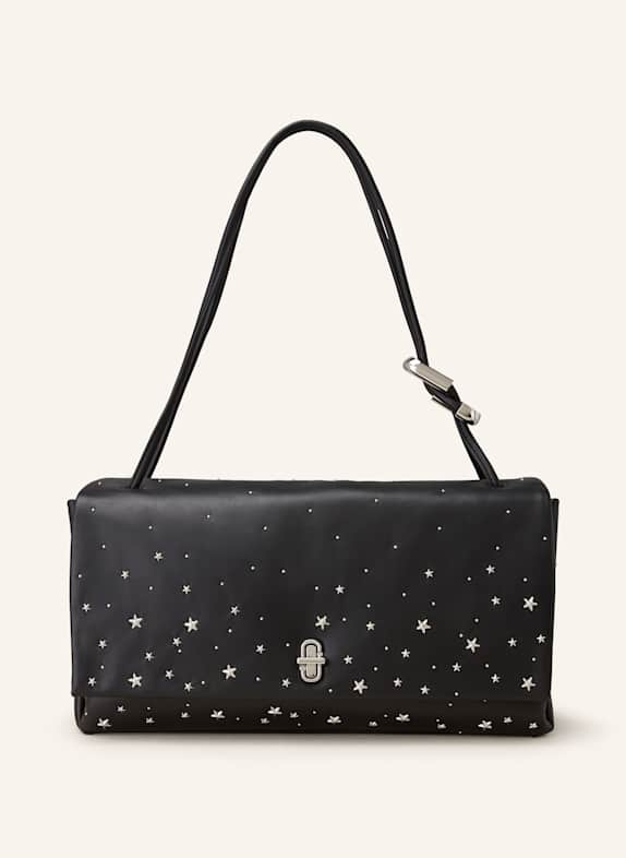MARC JACOBS Schultertasche THE BIG LINK LARGE mit Nieten SCHWARZ