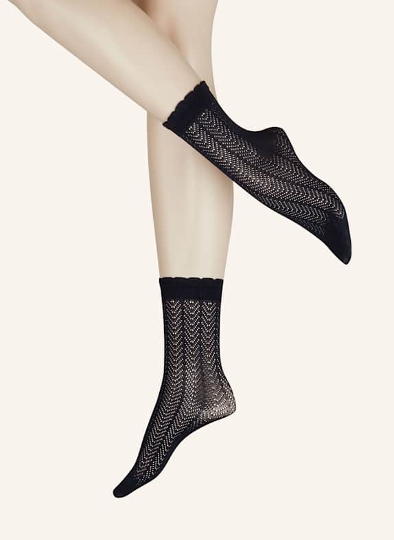 LUSANA Trachten socks 06 MARINE