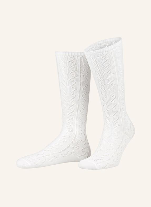 LUSANA Trachten socks 26 weiß