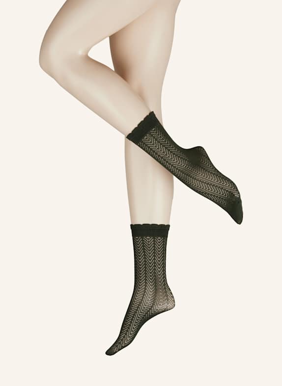 LUSANA Trachten socks 19 tannengrün