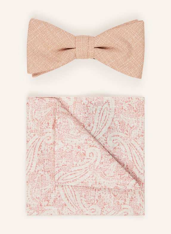 STRELLSON Set: Fliege und Einstecktuch BEIGE