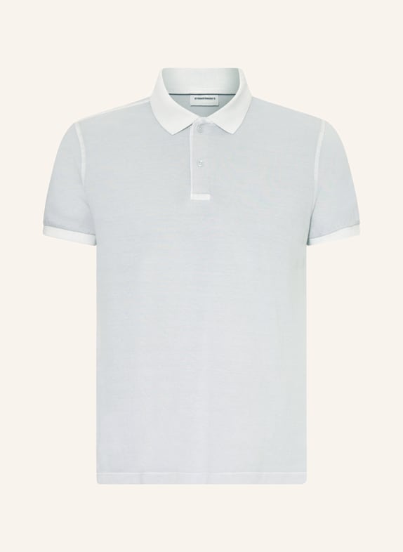STROKESMAN'S Piqué-Poloshirt HELLGRAU