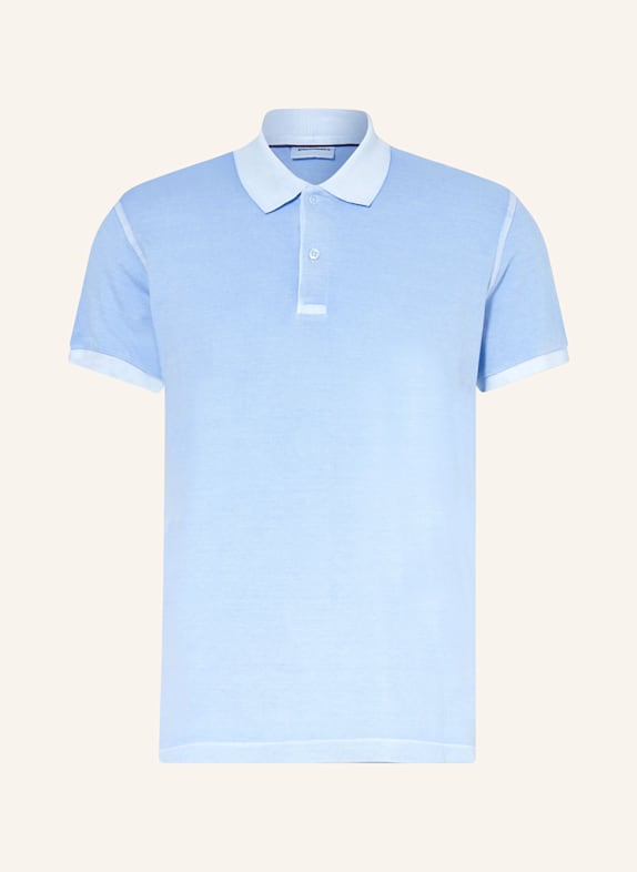 STROKESMAN'S Piqué-Poloshirt HELLBLAU