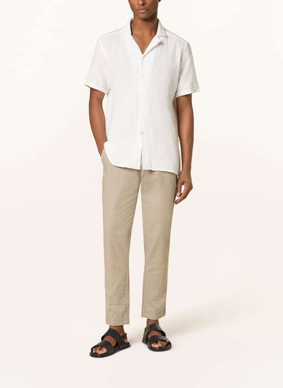 STROKESMAN'S Cămașă de resort Regular Fit ALB